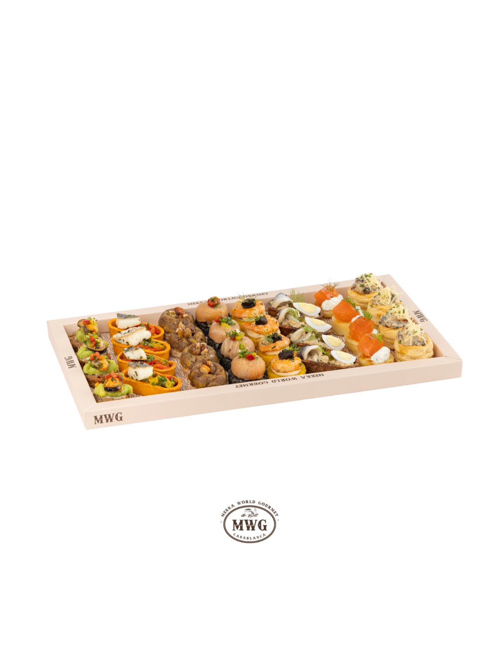 plateau salé Canapés